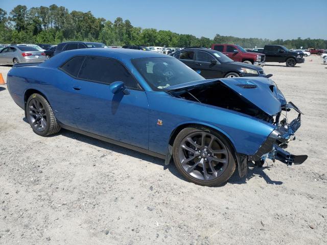 2C3CDZFJ5NH168469 - 2022 DODGE CHALLENGER R/T SCAT PACK BLUE photo 4