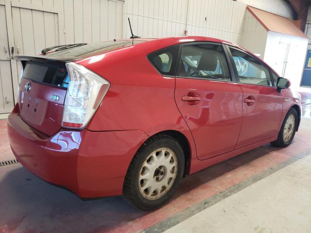 JTDKN3DU9A0009905 - 2010 TOYOTA PRIUS RED photo 3