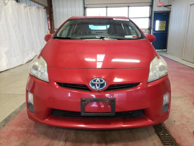 JTDKN3DU9A0009905 - 2010 TOYOTA PRIUS RED photo 5