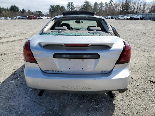 2G2WR524151142693 - 2005 PONTIAC GRAND PRIX GTP SILVER photo 6