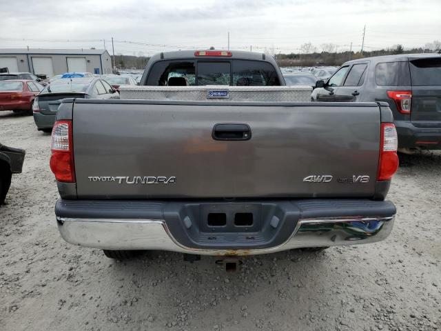 5TBBT44135S467503 - 2005 TOYOTA TUNDRA ACCESS CAB SR5 GRAY photo 6