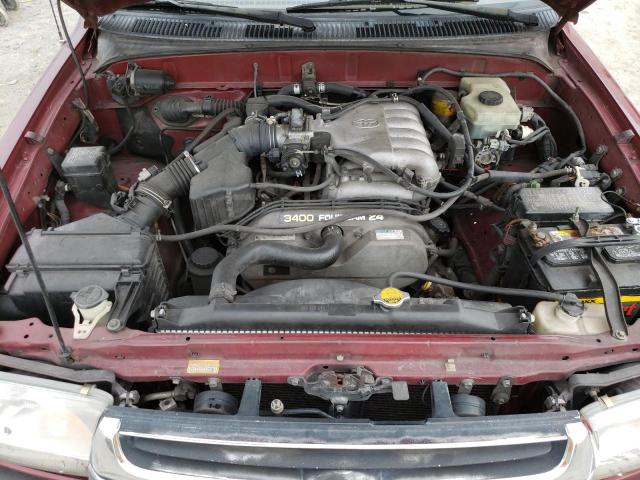 JT3GN86R510218073 - 2001 TOYOTA 4RUNNER SR5 RED photo 12