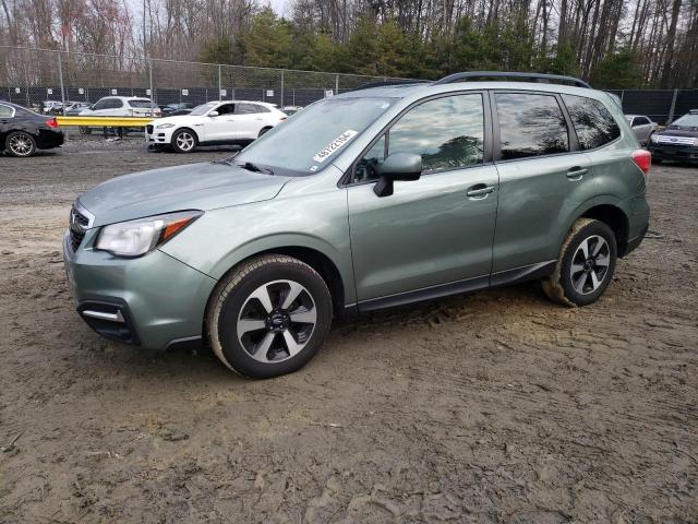 JF2SJAGC2HH806416 - 2017 SUBARU FORESTER 2.5I PREMIUM GREEN photo 1