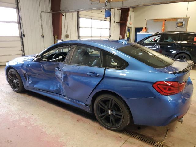 WBA4J7C50JBH13551 - 2018 BMW 440XI GRAN COUPE BLUE photo 2
