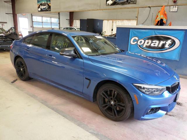 WBA4J7C50JBH13551 - 2018 BMW 440XI GRAN COUPE BLUE photo 4
