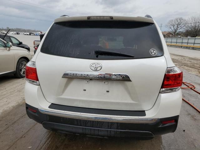 5TDZK3EH4CS058213 - 2012 TOYOTA HIGHLANDER BASE WHITE photo 6