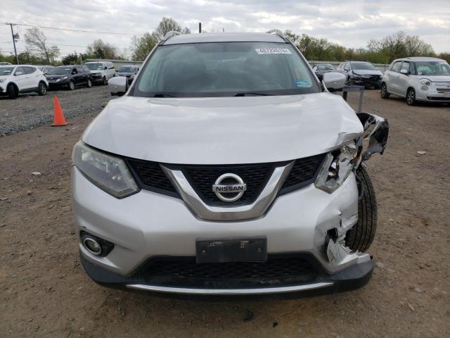 5N1AT2MV9FC875092 - 2015 NISSAN ROGUE S GRAY photo 5