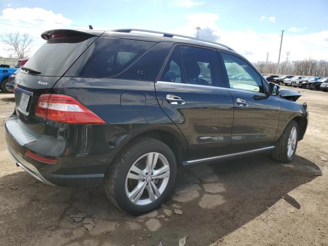 4JGDA5HB8CA095600 - 2012 MERCEDES-BENZ ML 350 4MATIC BLACK photo 3