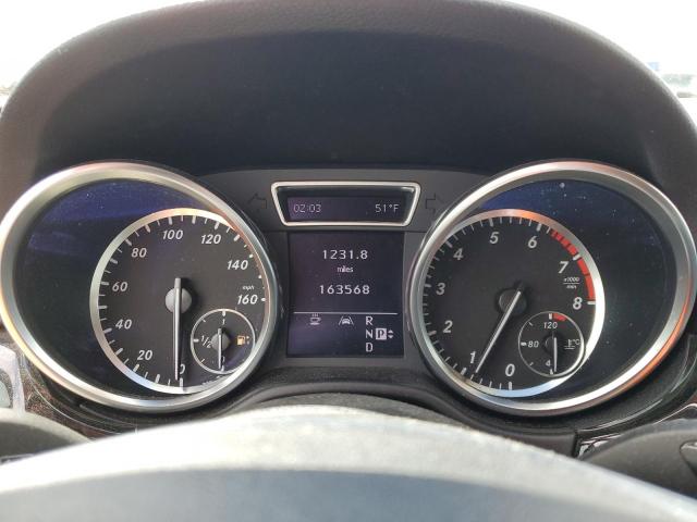 4JGDA5HB8CA095600 - 2012 MERCEDES-BENZ ML 350 4MATIC BLACK photo 9