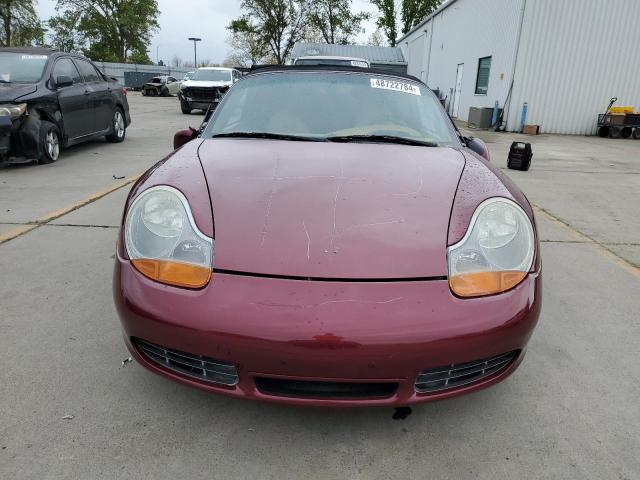 WP0CB2988YU662196 - 2000 PORSCHE BOXSTER S BURGUNDY photo 5