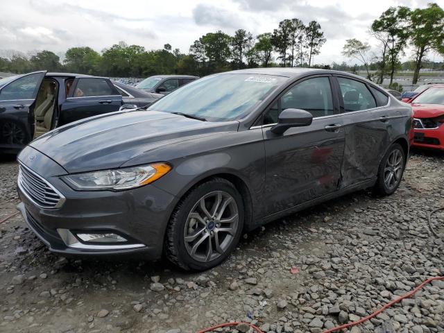 3FA6P0G79HR402237 - 2017 FORD FUSION S CHARCOAL photo 1