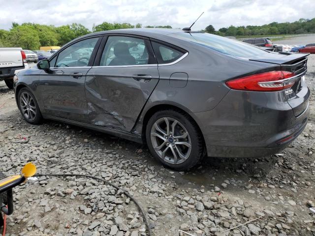 3FA6P0G79HR402237 - 2017 FORD FUSION S CHARCOAL photo 2
