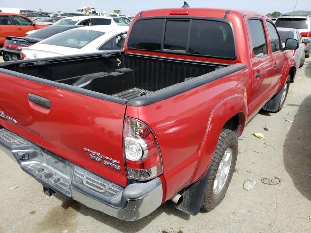 3TMJU4GN7FM192332 - 2015 TOYOTA TACOMA DOUBLE CAB PRERUNNER RED photo 3