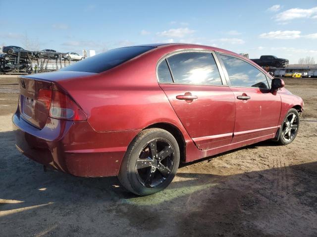 1HGFA16476L810483 - 2006 HONDA CIVIC LX BURGUNDY photo 3