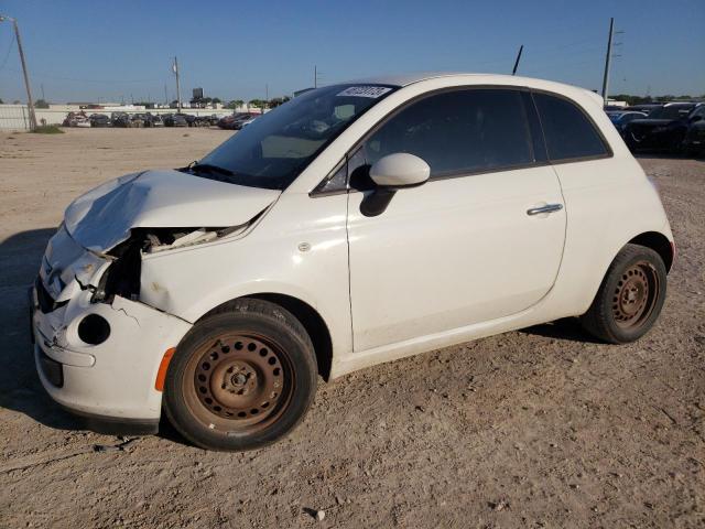 3C3CFFAR8DT748441 - 2013 FIAT 500 POP WHITE photo 1