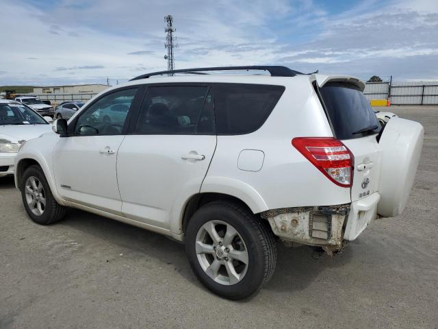 2T3DK4DV0BW041428 - 2011 TOYOTA RAV4 LIMITED WHITE photo 2