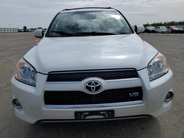 2T3DK4DV0BW041428 - 2011 TOYOTA RAV4 LIMITED WHITE photo 5