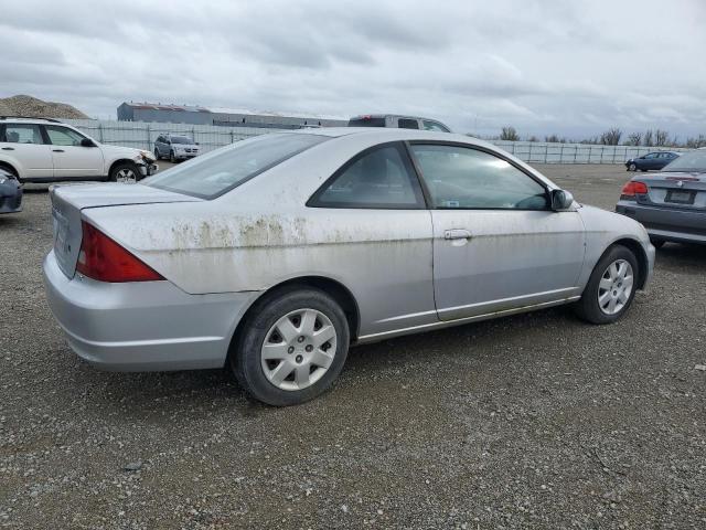 1HGEM21972L044647 - 2002 HONDA CIVIC EX SILVER photo 3