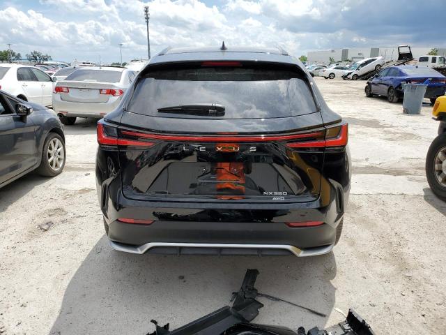 JTJKGCEZXN5002648 - 2022 LEXUS NX 350 BLACK photo 6