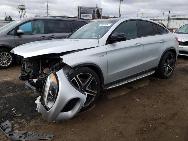 4JGED6EB7KA139736 - 2019 MERCEDES-BENZ GLE COUPE 43 AMG SILVER photo 1