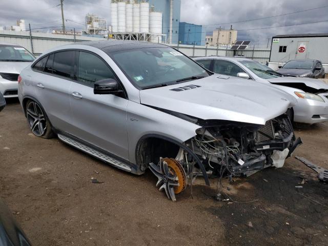 4JGED6EB7KA139736 - 2019 MERCEDES-BENZ GLE COUPE 43 AMG SILVER photo 4