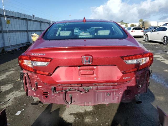 1HGCV2F52JA029901 - 2018 HONDA ACCORD EXL RED photo 6