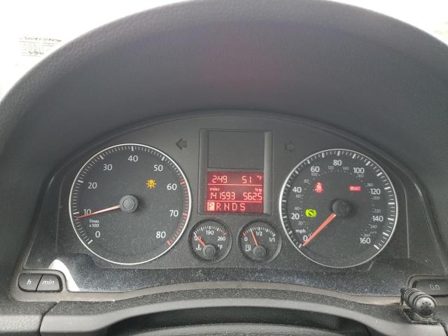 3VWEF71K67M150924 - 2007 VOLKSWAGEN JETTA WOLFSBURG 黑色 照片 9