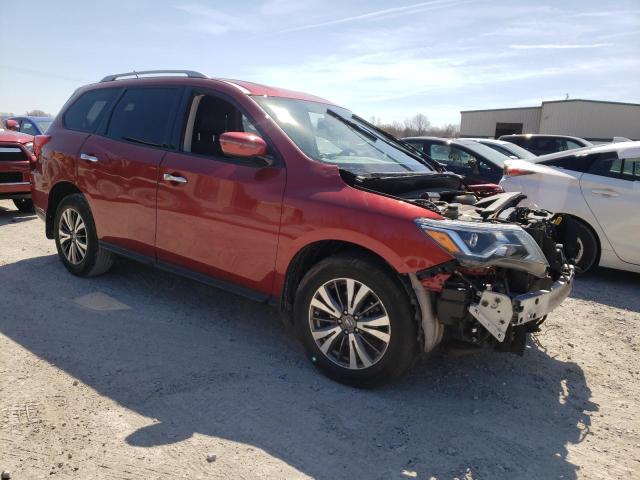 5N1DR2MM7HC910671 - 2017 NISSAN PATHFINDER S 栗色 照片 4