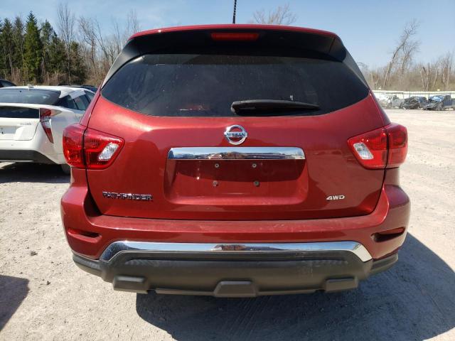 5N1DR2MM7HC910671 - 2017 NISSAN PATHFINDER S 栗色 照片 6