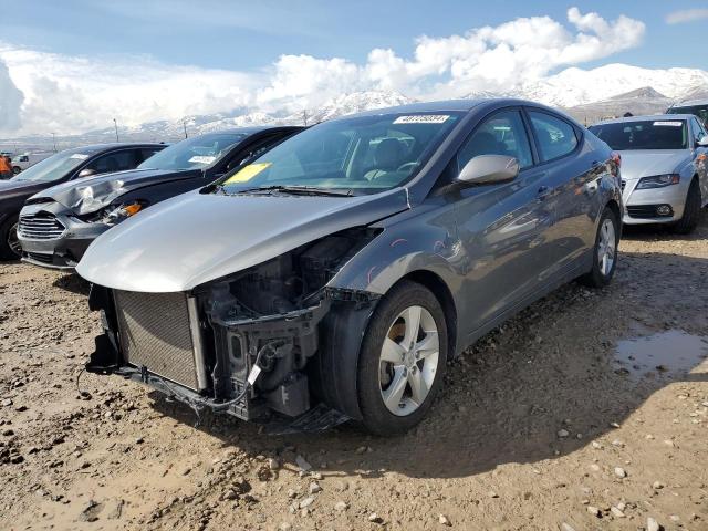 5NPDH4AE8DH244371 - 2013 HYUNDAI ELANTRA GLS GRAY photo 1