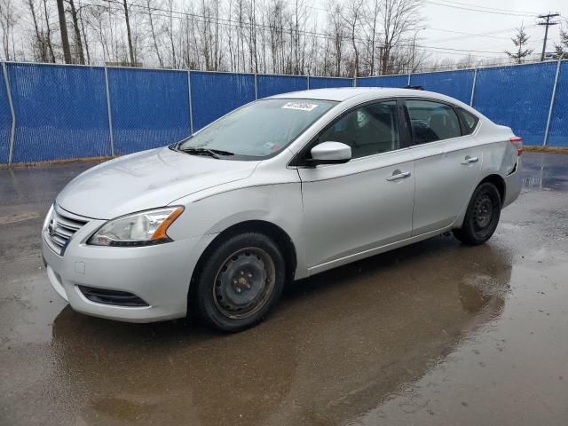 3N1AB7AP6DL669081 - 2013 NISSAN SENTRA S SILVER photo 1