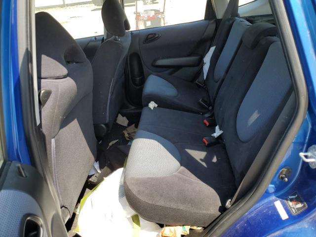JHMGD38627S055978 - 2007 HONDA FIT S ლურჯი ფოტო 10