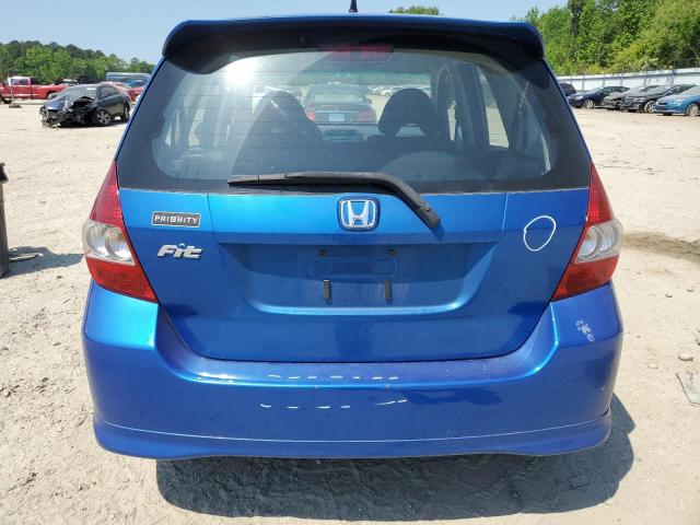 JHMGD38627S055978 - 2007 HONDA FIT S ლურჯი ფოტო 6