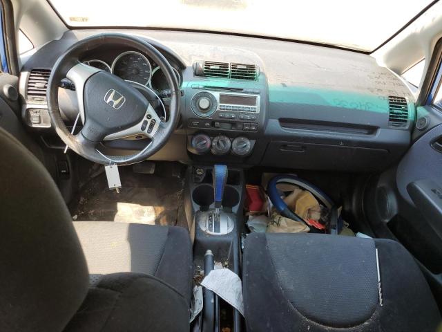 JHMGD38627S055978 - 2007 HONDA FIT S ლურჯი ფოტო 8