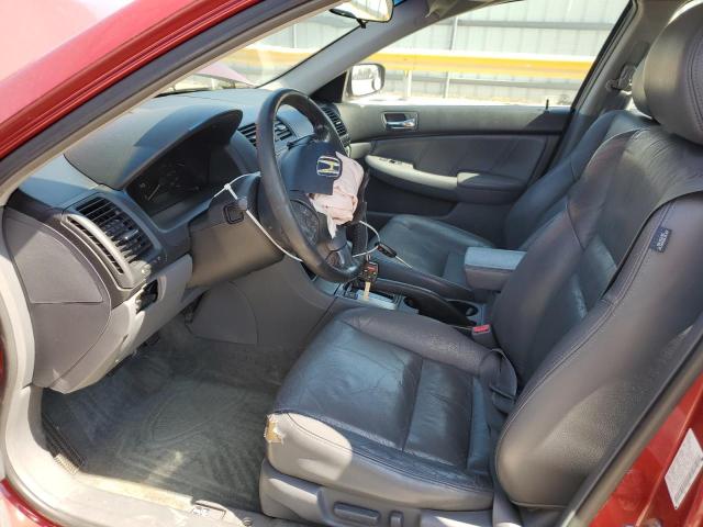 1HGCM66567A058739 - 2007 HONDA ACCORD EX MAROON photo 7