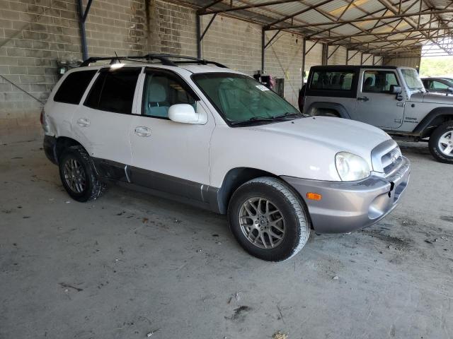 KM8SC73D15U887871 - 2005 HYUNDAI SANTA FE GLS WHITE photo 4