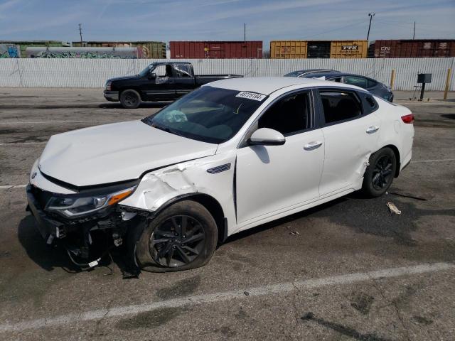 5XXGT4L32KG338052 - 2019 KIA OPTIMA LX WHITE photo 1