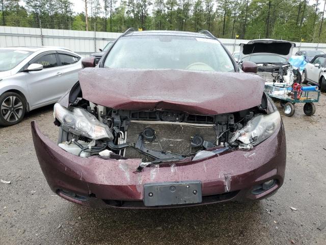 JN8AZ1MW8EW531423 - 2014 NISSAN MURANO S BURGUNDY photo 5