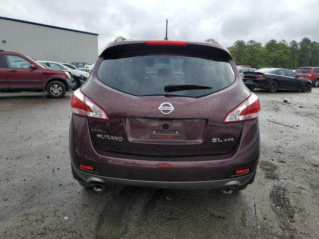 JN8AZ1MW8EW531423 - 2014 NISSAN MURANO S BURGUNDY photo 6