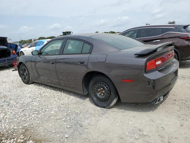 2C3CDXBG6EH198451 - 2014 DODGE CHARGER SE GRAY photo 2