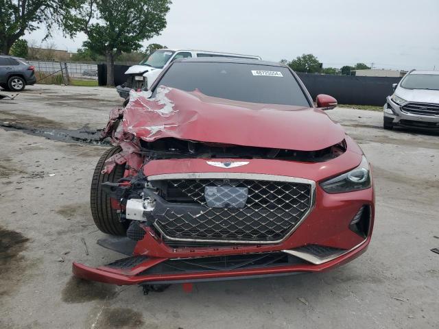 KMTG34LE6KU015359 - 2019 GENESIS G70 PRESTIGE RED photo 5