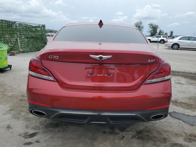 KMTG34LE6KU015359 - 2019 GENESIS G70 PRESTIGE RED photo 6