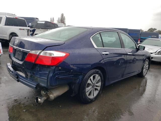 1HGCR2F3XEA049046 - 2014 HONDA ACCORD LX BLUE photo 3