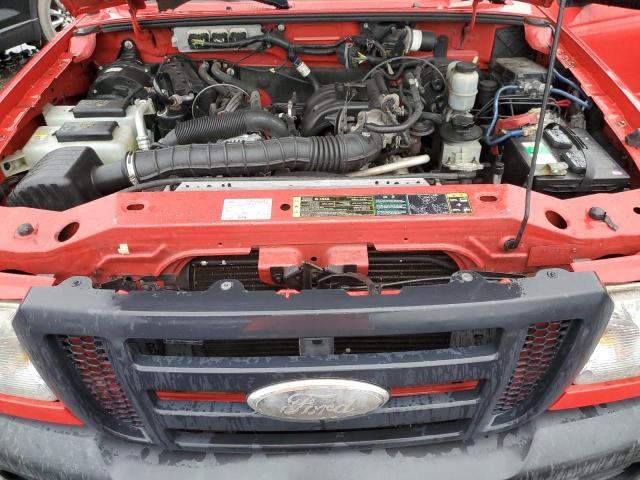 1FTYR11U78PA89178 - 2008 FORD RANGER RED photo 11