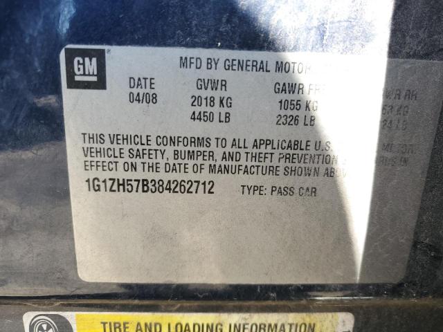 1G1ZH57B384262712 - 2008 CHEVROLET MALIBU 1LT 蓝色 照片 13