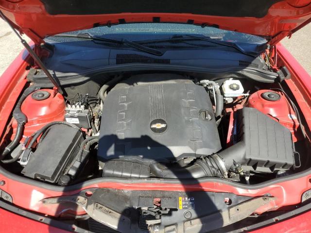 2G1FA1ED0B9194880 - 2011 CHEVROLET CAMARO LS RED photo 11