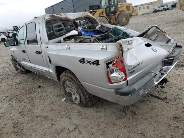 1D7HW58N16S657424 - 2006 DODGE DAKOTA QUAD LARAMIE SILVER photo 2