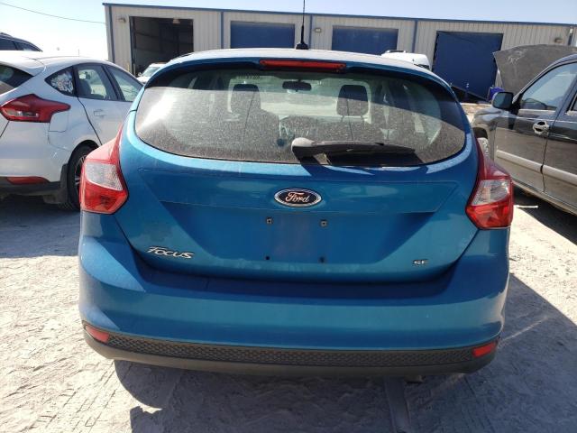 1FAHP3K27CL312727 - 2012 FORD FOCUS SE BLUE photo 6