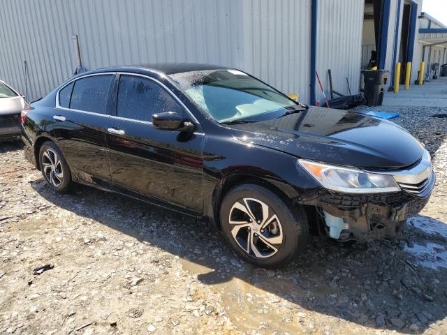 1HGCR2F45HA050585 - 2017 HONDA ACCORD LX BLACK photo 4