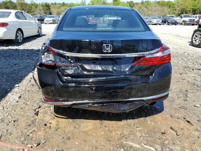 1HGCR2F45HA050585 - 2017 HONDA ACCORD LX BLACK photo 6